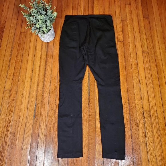 Black Active Pants Leggings Compression Stretch Gym Yoga Barre Pilates Lounge S - Picture 3 of 7